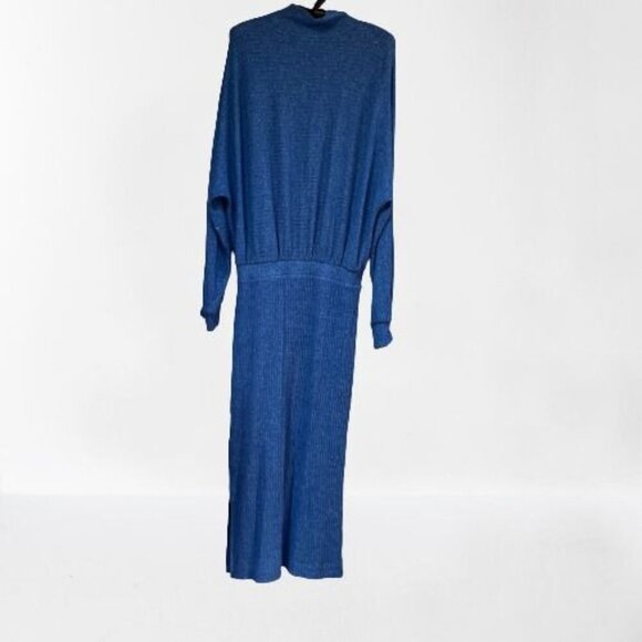 SATURDAY/SUNDAY Anthropologie Mariah Long Sleeve Rib Knit Maxi Dress Large New - Picture 5 of 12